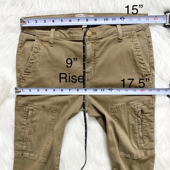 SOLD-Current/Elliott Moto Zippered Skinny Jeans - Picture 11 of 12